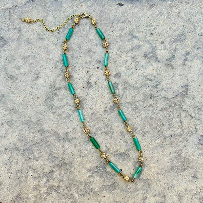 Aventurine and Pave Beaded Collar Necklace - T. Randall Jewelry