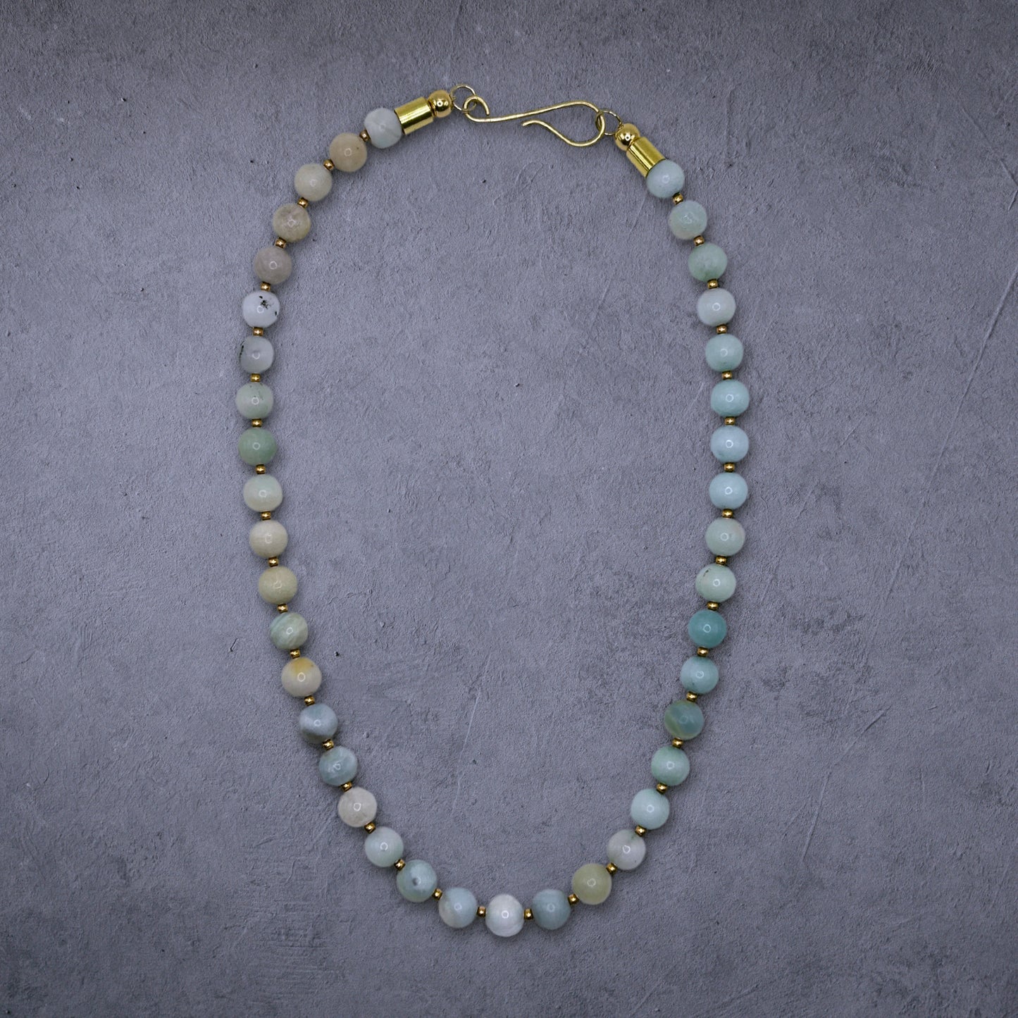 Amazonite Beaded Collar Necklace