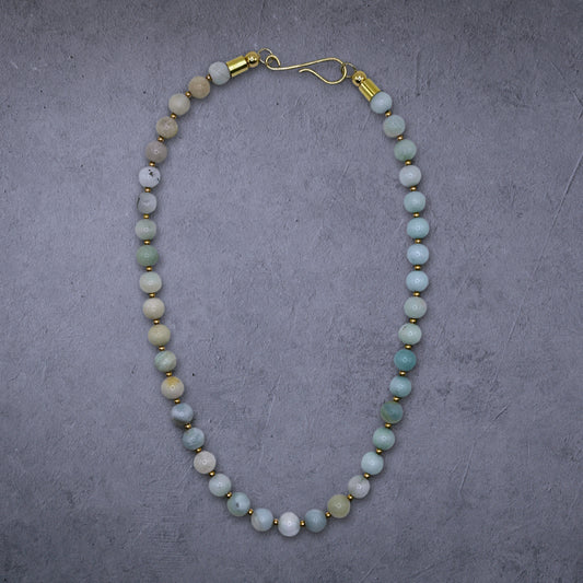 Amazonite Beaded Collar Necklace