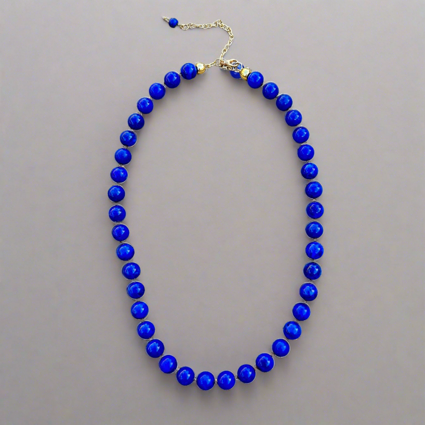 Lapis Beaded Collar Necklace - T. Randall Jewelry