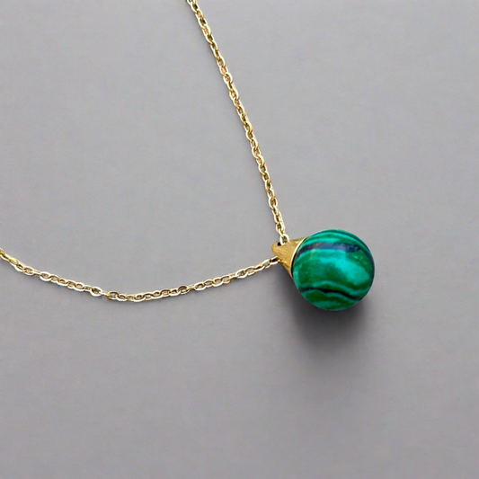 Malachite Pendant Necklace - T. Randall Jewelry