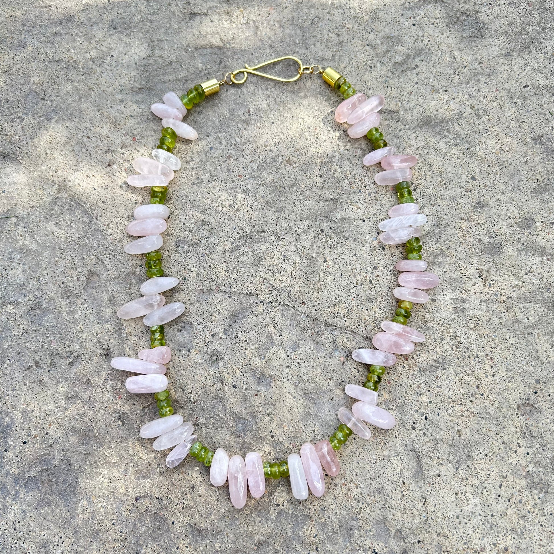 Pink Petals Garland Collar Necklace - T. Randall Jewelry