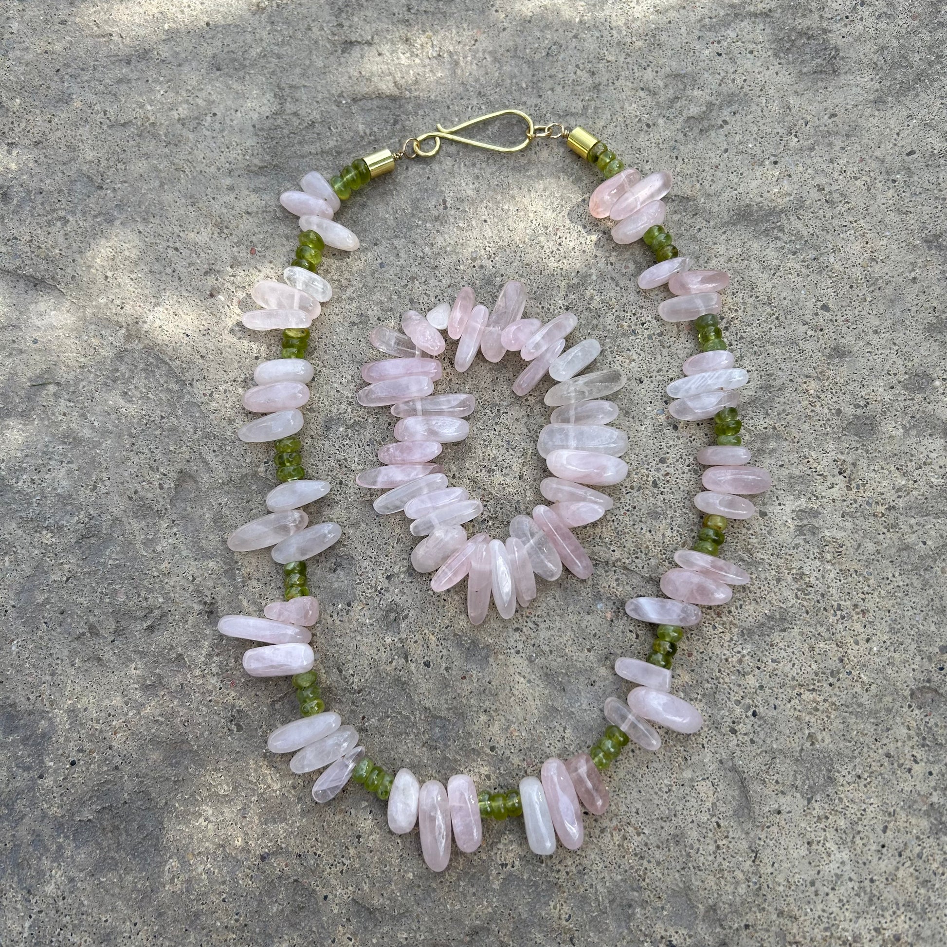 Pink Petals Garland Collar Necklace - T. Randall Jewelry