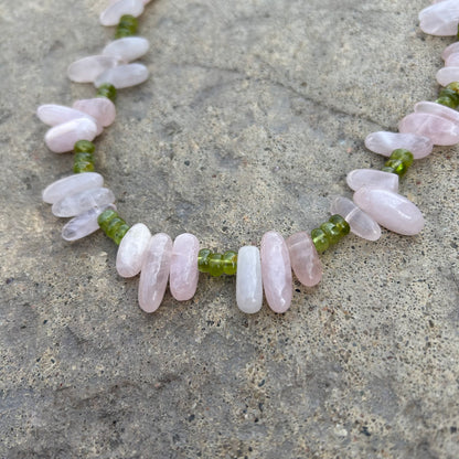 Pink Petals Garland Collar Necklace - T. Randall Jewelry