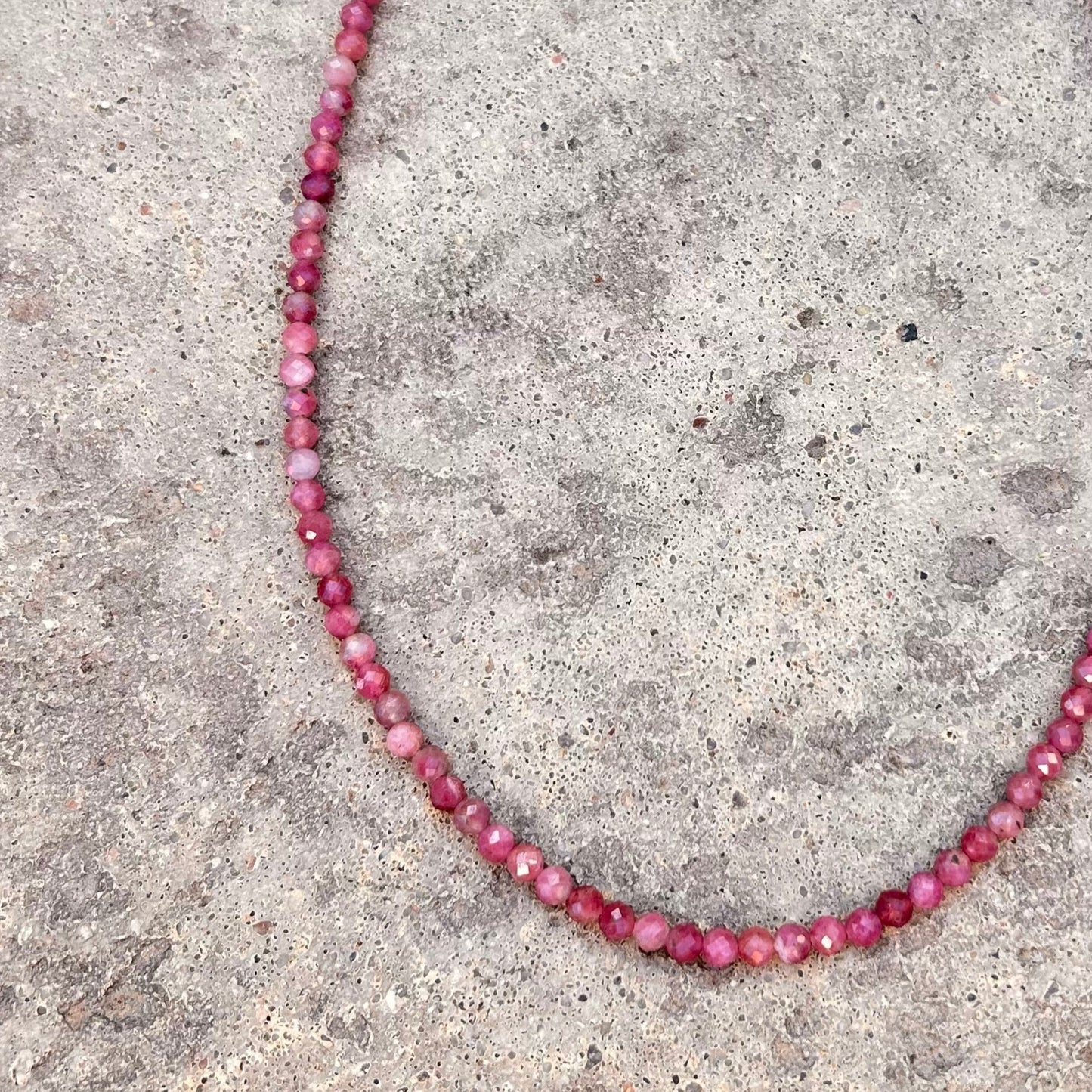 Faceted Pink Tourmaline Necklace - T. Randall Jewelry