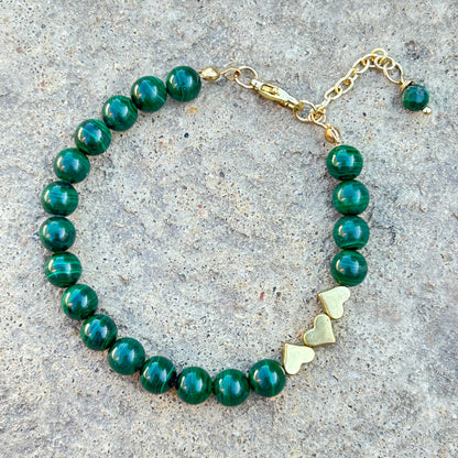 Malachite Beaded Bracelet - T. Randall Jewelry