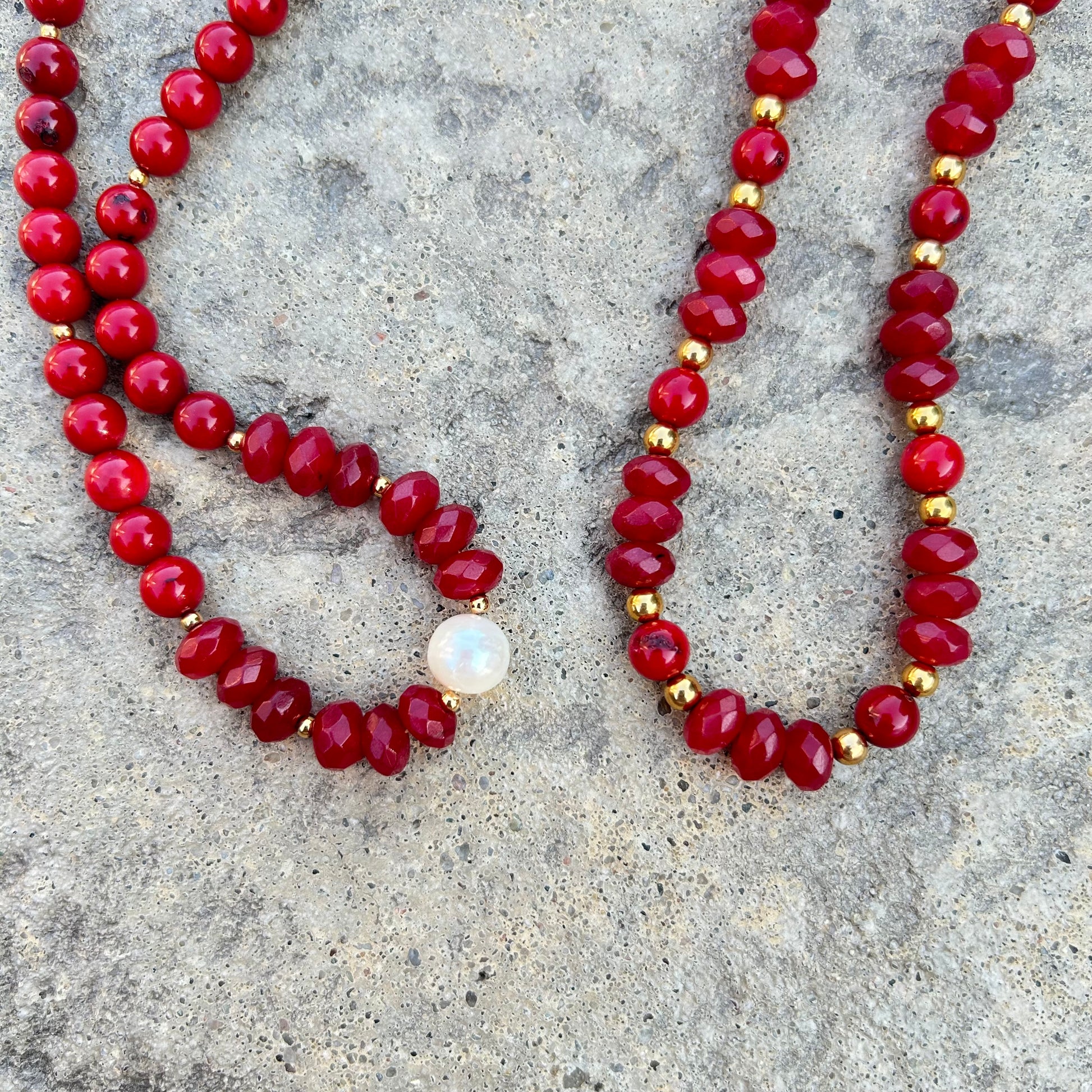 Red Coral Necklace - T. Randall Jewelry