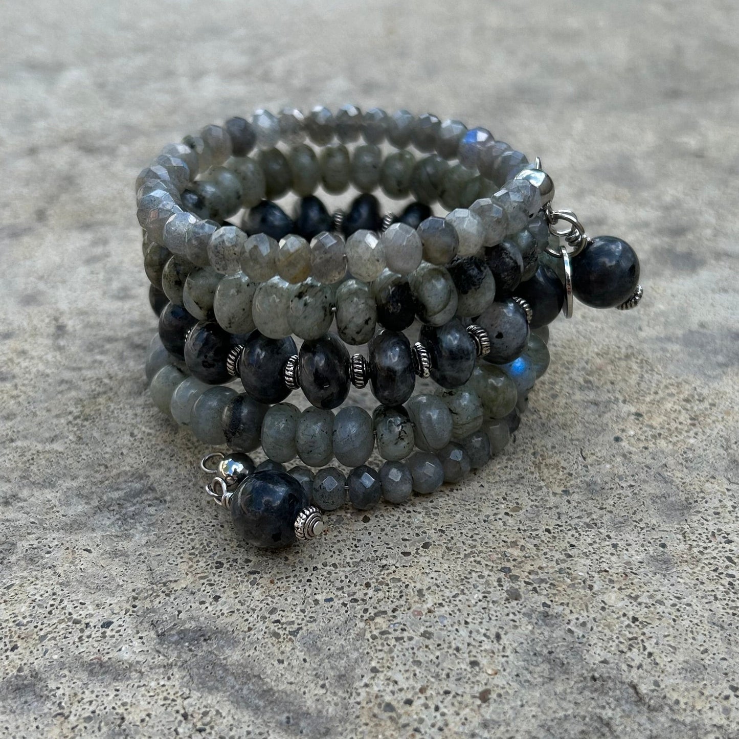 Labradorite Boho Wrap Bracelet - T. Randall Jewelry