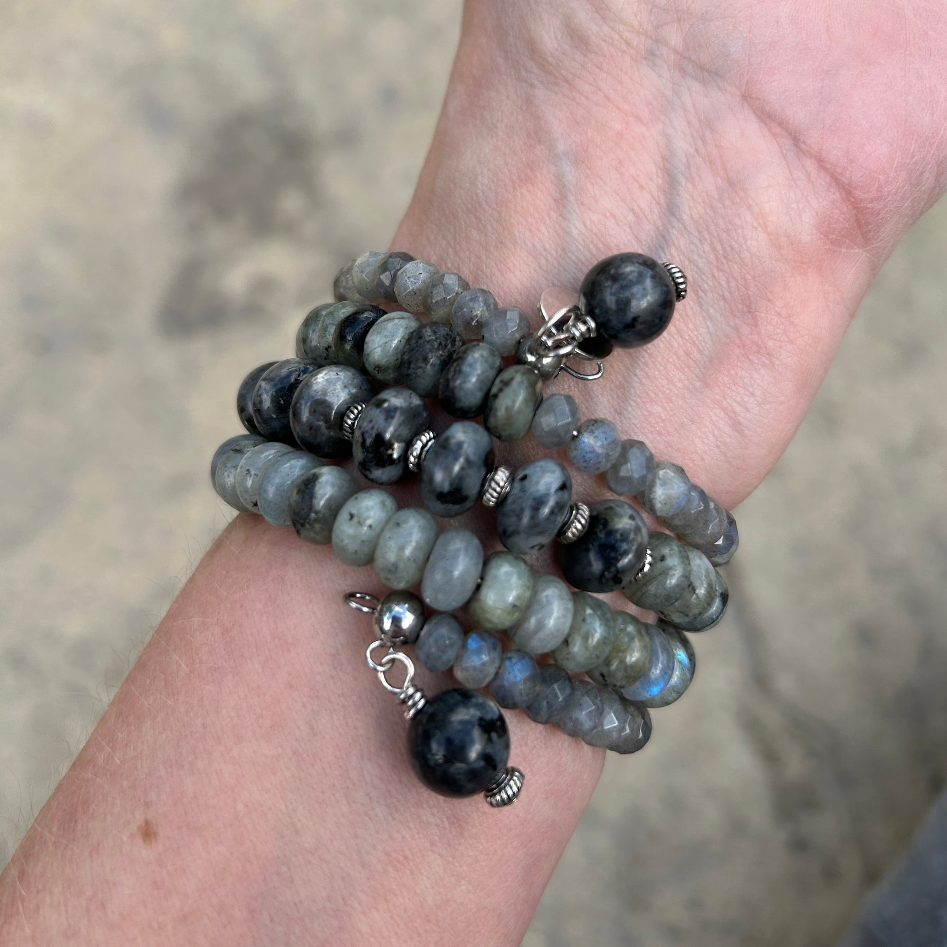 Labradorite Boho Wrap Bracelet - T. Randall Jewelry