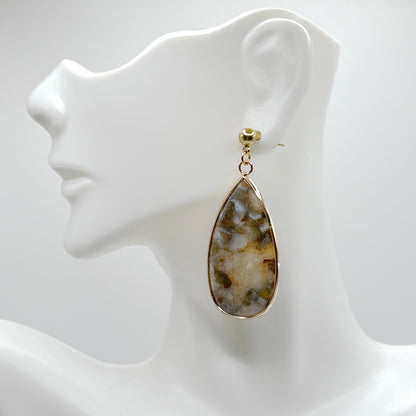 T. Randall Jewelry Agate Tear Drop Earrings