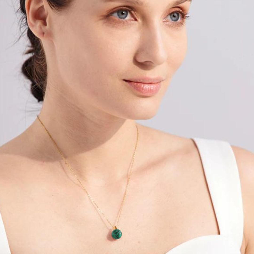 Malachite Pendant Necklace - T. Randall Jewelry