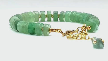 Aventurine Heishi Beaded Bracelet Anklet