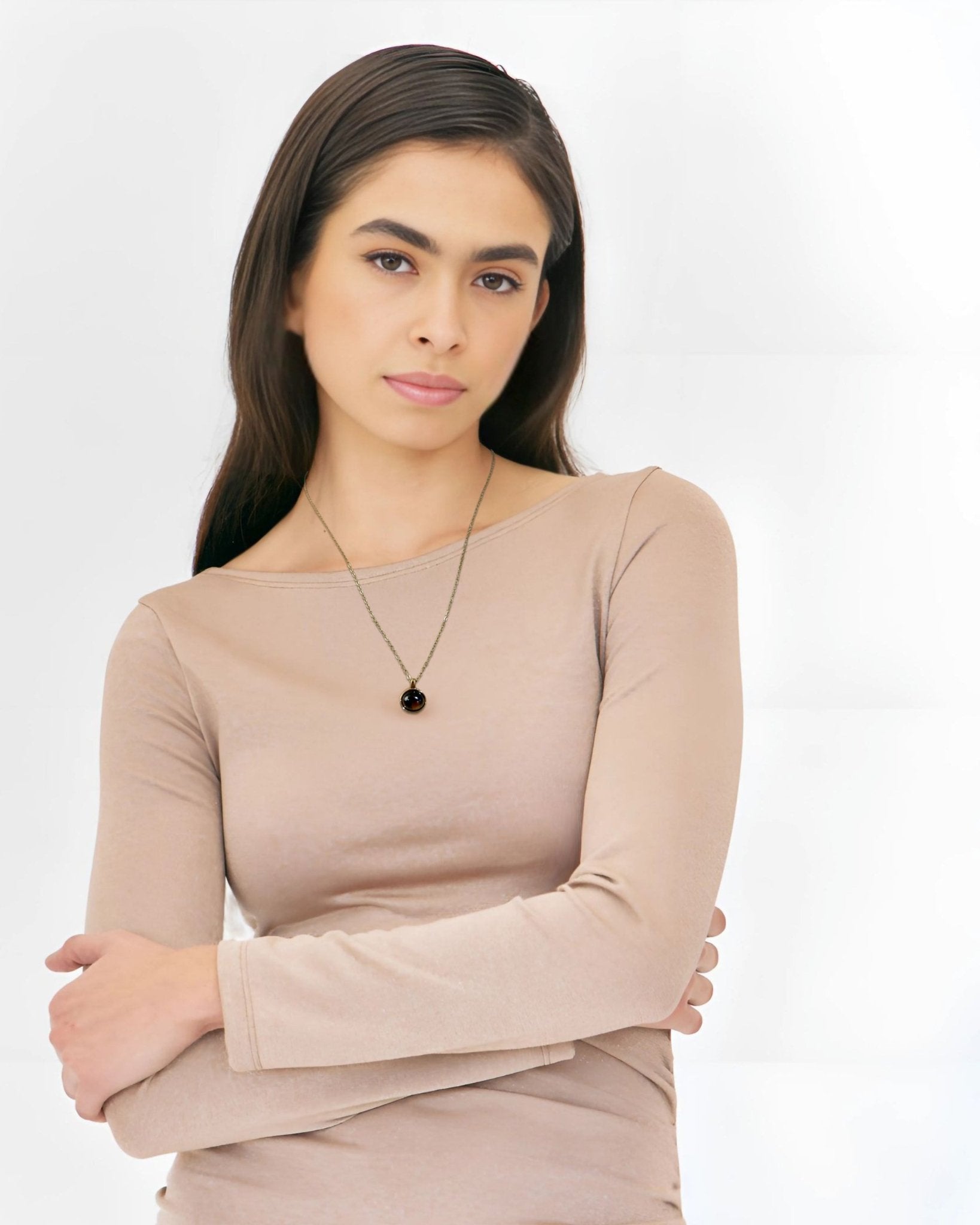 Tiger's Eye Pendant Charm Necklace - T. Randall Jewelry