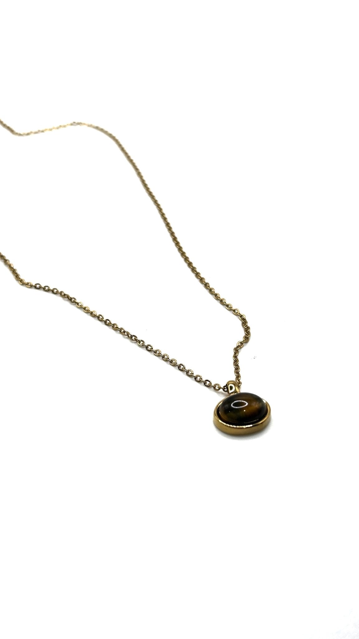 Tiger's Eye Pendant Charm Necklace - T. Randall Jewelry